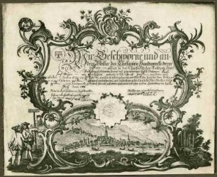 Geleitbrief des Hafners Karl Frohmeyer, 1806