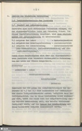 B. Analyse der bisherigen Entwicklung