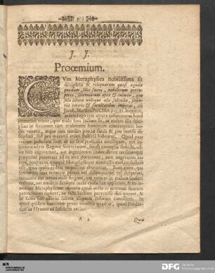 Proœmium.