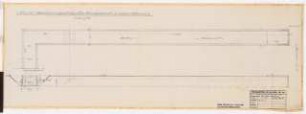 Reichsluftfahrtministerium, Berlin (Vorgängerbauten): ehemaliges Kriegsministerium: Abriss Gebäudeteil Leipziger Straße 5-6: Ausschachtung Schnitt, Grundriss 1:100