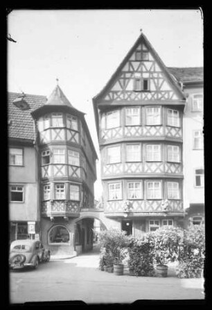 Marktplatz 12 (Konditorei Hahn) mit Durchgang zur Münzgasse