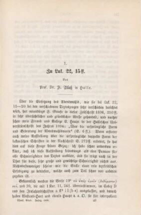 733-737 Zu Luk. 22, 15ff.