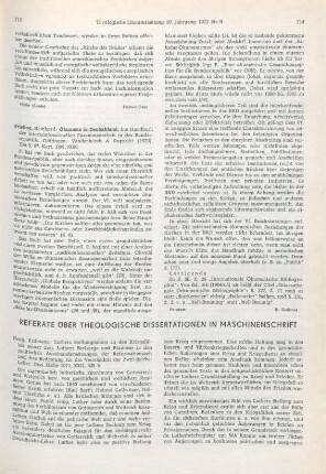 713-715 [Rezension] Neuß, Erdmann: Luhters Stellungnahme zu den Kriegsfällen seiner Zeit