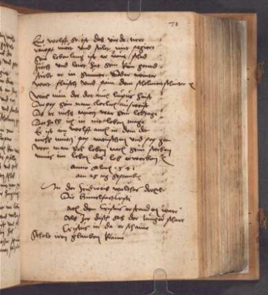 Die Himelfahrt Cristi (24.03.1542); RSM 2S/1165b