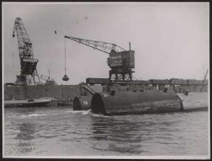 Hafenkran der F. Haniel Cie. am Binnenhafen Duisburg-Ruhort