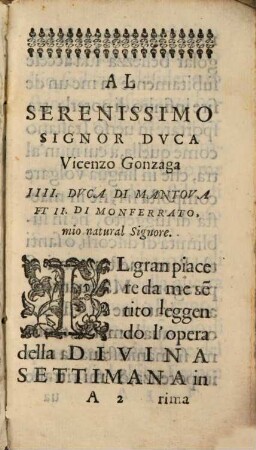 La divina settimana