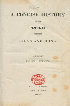 A concise history on the war between Japan and China