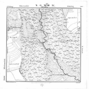 Kartenblatt NO XLVII 34 Stand 1831