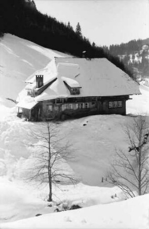 Todtmoos: Altes Schwarzwaldhaus am Hang
