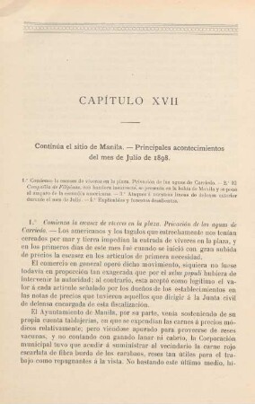 Capítulo XVII. Continúa el sitio de Manila. ...