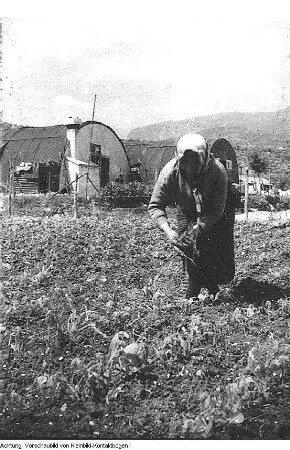 Reise nach Italien, italienische Landarbeiter, Tempel, Mai 1957