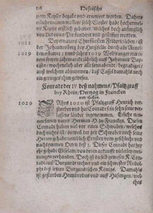 Conradt der IV. deß nahmens Pfaltzgraff bey Rhein, Hertzog in Francken vnd Hessen.