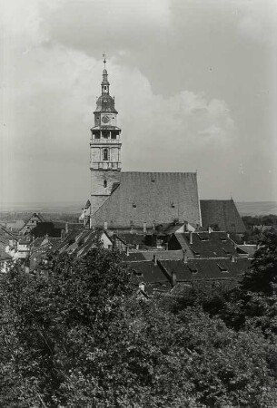 Bad Langensalza, Bonifatiuskirche : Bad Langensalza. Bonifatiuskirche. Ansicht von Süden