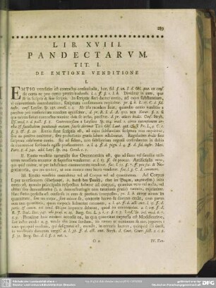 Lib. XVIII. Pandectarum