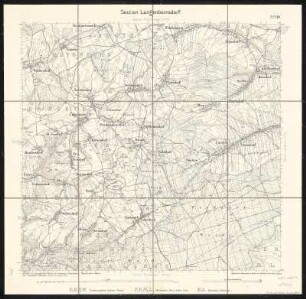 Äquidistantenkarte 110 : Section Langenbernsdorf, 1899 : Section Langenbernsdorf. - 1:25000. - Leipzig: Giesecke & Devrient, 1899. - 1 Kt.