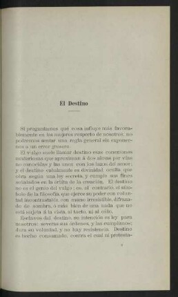 El Destino