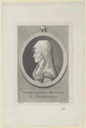 Bildnis der Maria Barbara Waesern