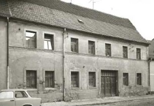 Belgern, Lindenstraße 29. Wohnhaus, Ackerbürgerhaus (1801/1850). Straßenansicht