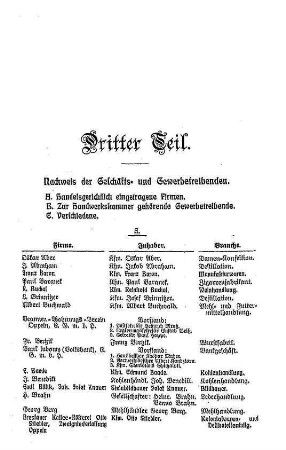 Dritter Teil