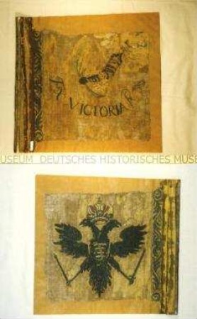 Standarte eines sächsisch-gothasch-altenburgischen Reiterregiments in kaiserlichen Diensten