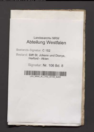 Prokuratur Rechnung, ohne Beläge.