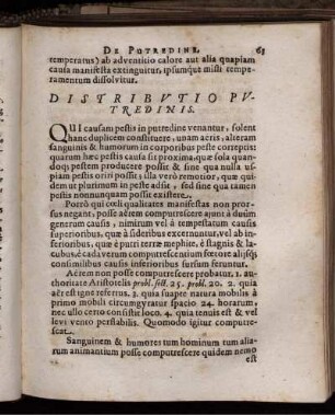 Distributio Putredinis