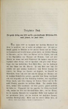 Der Fall des Hauses Stuart und die Succession des Hauses Hannover in Groß-Britannien und Irland : im Zusammenhange der europäischen Angelegenheiten von 1660 - 1714, 5. Der große Krieg von 1689 an bis zum Aufbruche Wilhelms III. nach Irland, die Kriegesjahre 1690 und 1691
