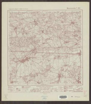 665 Mammendorf ; Topographische Karte von Bayern 1:25.000 [Positionsblätter]