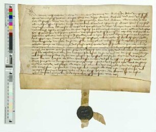 Vor Schultheiß und Schöffen vor dem Hain zu Siegen hat Gurgen Hennen Kochs Witwe, Bürgerin zu Siegen, die Brüder Johann und Johann von Hatzfeld und den Hof zu Achenbach wegen einer Schuld in Anspruch genommen.
