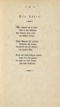 Die Lüfte