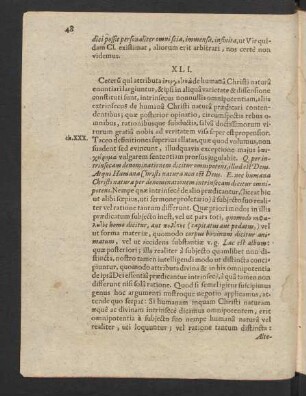 [Thesis] XLI. [bis] LXIIX.