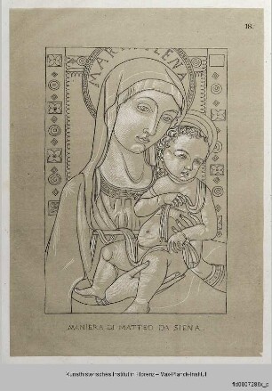 Madonna mit Kind (nach einem Bild der ehemaligen Sammlung Ramboux)