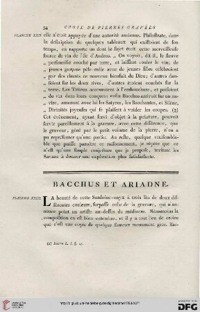 Bacchus et Ariadne