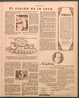 El menú diario