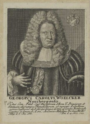 Bildnis des Georgivs Carolvs Woelcker