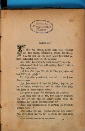 Baronin von Waldstett : Novelle von Ewald August König