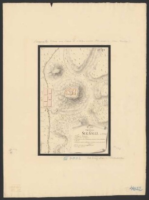 Plan du Chateau de Serravalle