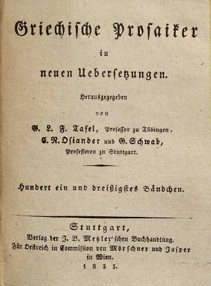 Flavius Philostratus, des Aeltern und des Jüngern und Kallistratus Werke, 2,3. Gemälde. Standbilder