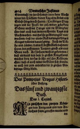 Das fünf und zwantzigste Buch.