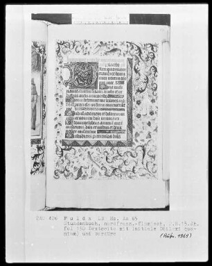 Stundenbuch, ad usum Romanum — Initiale D (ilexi), Folio 130 recto