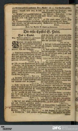 Die erste Epistel S. Petri.