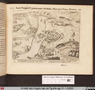 [Ambrosio Spinola erobert Berck am Rhein]