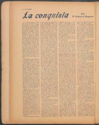 La conquista