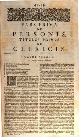 Jus Ecclesiasticum Universum Hodiernae Disciplinae : Praesertim Belgii, Galliae, Germaniae, Et Vicinarum Provinciarum Accomodatum. Ex ipsis Sacrae Scripturae Litteris, SS. Canonibus, Conciliorum, tum Oecumenicorum, tum Synodalium Decretis, Pontificum Rescriptis, SS. Patrum Sententiis, Principum Edictis, & Magistratûs tam Ecclesiastici ... depromptum, 1/3. Continens Operum Partes Tres Priores