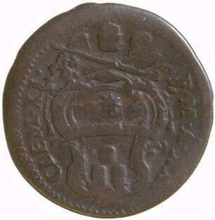 Münze, Quattrino, 1719 - 1720