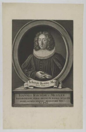 Bildnis des Ioannes Ioachimus Metzger