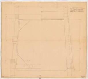 Kreissparkasse Wolgast: Ausführungsprojekt, Armlehnstuhl, Grundriss 1:1