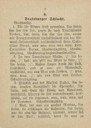 6. Teutoburger Schlacht