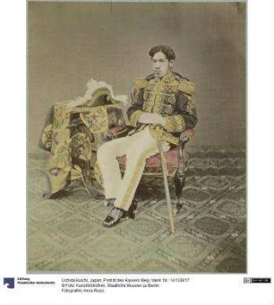 Japan, Porträt des Kaisers Meiji