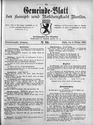 1903,41: No. 41, 11. Oktober 1903